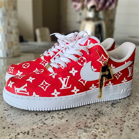 louis vuitton x supreme air force 1|louis vuitton x nike air force.